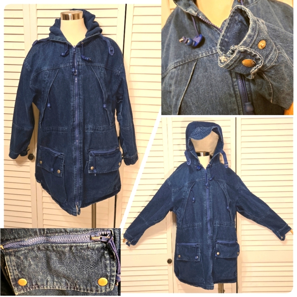 6 Pocket Hoodie Jean Jacket by Poetic License
